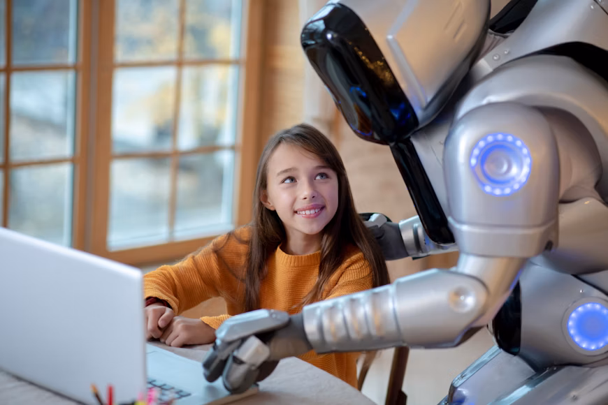 AI screen showing personalized recommendations